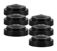 HAKIDZEL Lot de 6 Supports de Drapeau Miniatures en Plastique Noir Pratiques pour Table et Décorations de Fête, Porte-Drapeaux de Bureau pour Petits Drapeaux