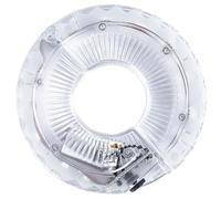 HAKIDZEL Lumière de Roue de Vélo 1 Pièce 300mah en Plastique Blanc | 12 LED Rgb, Visible sous Tous les Angles, pour Sorties Nocturnes et Cyclisme Sportif
