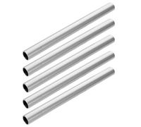 HAKIDZEL Manchons de Connexion pour Arceau de Tente en Alliage D'aluminium Argenté, Kit 5 Pièces Portable Compatibilité pour Camping et Aventures en Plein Air