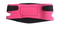 HAKIDZEL Masque Amincissant Visage en Polyester Rose, Taille Ajustable, Confortable et Doux pour Peau, pour Visage en V et Menton Masséter Fin