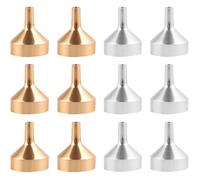 HAKIDZEL Mini Entonnoirs Outil Pratique pour Petites Bouteilles en Alumite Lot de 12 Entonnoir Distributeur de Liquide pour Remplissage Précis pour Parfum