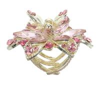 HAKIDZEL Mini Pince à Cheveux Strass en Métal Léger et Délicat pour Femmes, Accessoire de Coiffure pour Mariage et Shopping, Ne Abîme Pas le Cuir Chevelu