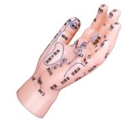 HAKIDZEL Modèle D'acupuncture Main en Pvc Couleur Rose, Simulation Réaliste, Facile à Nettoyer Apprendre, pour L'enseignement Institutions Médicales
