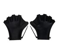 HAKIDZEL Moufle Auxiliaire de Plongée en Silicone Noir pour Homme et Femme, Résistante à l'usure, pour Activités Aquatiques et Cours de Fitness Aquatique