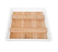 HAKIDZEL Moule à Fromage Maison Compact en Bois et Plastique pour Presse à Fromage Précis pour DIY et Usage Domestique