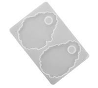 HAKIDZEL Moule en Silicone Époxy pour Plateau Irrégulier Blanc, Facile à Nettoyer, Haute Transparence, pour DIY Crafts et Fabrication de Plateaux Cosmétiques