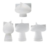 HAKIDZEL Moule en Silicone Flexible 4 pcs pour résine époxy en Forme de Champignon - Accessoires pour Artisanat et décoration intérieure