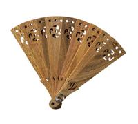 HAKIDZEL Ornement Sac Style Rétro Pendentif Éventail Mini Décoratif Multifonction Suspendu pour Sac et Voiture Idée Cadeau Polyvalente