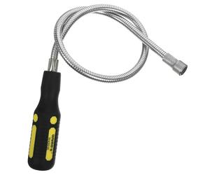 HAKIDZEL Outil de Ramassage Magnétique Bâton Magnétique Pliable Flexible en Caoutchouc Récupération de Pièces Métalliques Facilement Couleur pour Boîte à Outils Couleur