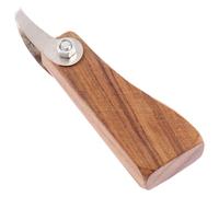 HAKIDZEL Outil de Sculpture sur Métal pour Poterie Manche en Bois, Outil de Lissage Dur et Résistant, pour Modelage DIY et Travaux de Poterie