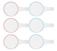 HAKIDZEL Palette de Vote Effaçable à Sec 6 Pièces en Mousse Portable pour Notation des Juges Tableau Blanc Réutilisable pour Bureau et Éducation