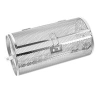 HAKIDZEL Panier à Griller en Acier Inoxydable Cage Rotative Cuisson Uniforme, pour Viandes et Noix Lors de Réunions Familiales Restaurant