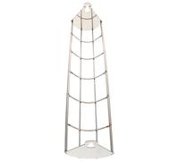 HAKIDZEL Panier à Griller Suspendu en Acier Inoxydable Argenté pour Patates Douces et Viande, Grosse Capacité, Maximise la Circulation Chaleur, pour Four et Restaurants