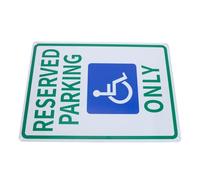 HAKIDZEL Panneau de Stationnement Handicapé en Aluminium Résistant Symbole du Fauteuil Roulant, Conforme aux Normes, pour Emplacement Permanent et Véhicule