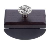 HAKIDZEL Papier Buvard Encre Tampon Absorbant L'encre en Bois et Alliage D'aluminium, Outil de Séchage Rapide pour L'encre de Stylo-Plume, Buvard à Bascule Artisanal pour Usage de Bureau