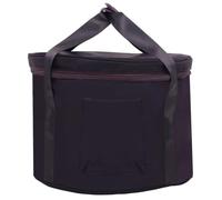 HAKIDZEL Paquet de Bol Chantant Portable en Polyester Pourpre avec Doublure en Coton, Facile à Transporter et Protection Anti-chocs, Voyage Couleur Aléatoire