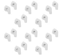 HAKIDZEL Patchs Anti-usure Protections Anti-frottement pour Œillets de Baskets 10 Paires Plastique et Métal, Lot, Noirs pour Col de Chaussure pour Chaussures de Sport et Usage