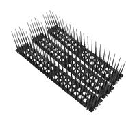 HAKIDZEL Piques Anti-Pigeons en Plastique Noir pour Jardin et Balcon, Lot de 3 Pièces, Protection Oiseaux et Chats, pour Clôture Extérieure