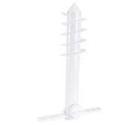 HAKIDZEL Piquet d'ancrage pour Parasol de Plage en Abs Épais Vis Spirale, Installation sans Outil, Support Robuste pour Parasol Extérieur sur Sable ou Pelouse