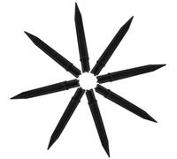 HAKIDZEL Piquets de Lampe de Jardin ABS Lot de 10 Résistants pour Éclairage Extérieur de Jardin et Pelouse Accessoires de Fixation Pratiques pour Lampes Solaires