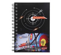 HAKIDZEL Planificateur de Notes de Tir à l'arc pour Arc Compound, Carnet de Score Spiralé Portable en Abs et Papier, pour Compétitions et Entraînements en Extérieur