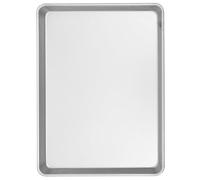 HAKIDZEL Plaque de Argentée Rectangulaire en Alliage D'aluminium Résistante la Température, Lisse, Pâtisserie Four Cuisine