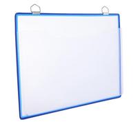 HAKIDZEL Plastique Organisateur de Dossiers Suspendus A4 Transparent | Pochette Murale pour Livres et Courrier, Réduit L’encombrement, pour Cloison de Bureau et Salle de Conférence