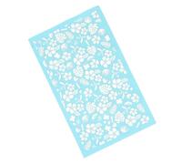 HAKIDZEL Pochoir Sérigraphie pour Argile Polymère Modèle Mesh Réutilisable Pochoir Lavable pour DIY Décoration Créative et Fabrication de Bijoux
