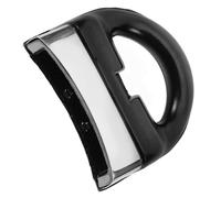 HAKIDZEL Poignées Latérales pour Cocotte et Marmite Lot de 2 Poignées Antidérapantes en Bakélite Noire Fixation à Vis Accessoires Cuisine Résistants la Chaleur 6,5 CM
