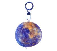 HAKIDZEL Porte-clés en Peluche Spatial Porte-clés planète, Globe terrestre Mignon en Peluche pour la Saint-Valentin, Un Anniversaire ou pour remplir Un Sac-Cadeau pour garçons et