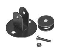HAKIDZEL Poulie de Levage pour Luminaire en Métal Noir Fixation Murale, Accessoire Délicat Suspendre de Lustre Salon ou Plafond
