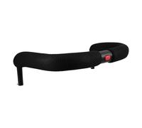 HAKIDZEL Protège-guidon de Poussette Noir en Éponge et Polyester, Accoudoir Rembourré Doux et Confortable Installation Facile pour Poussette Canne Poupon