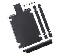 HAKIDZEL Rail de Disque Dur Noir 7mm en Métal pour Ordinateur Portable | Kit Complet D’accessoires, Montage Interne, Format Compact, Ensemble de Fixation Inclus