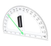 HAKIDZEL Rapporteur Magnétique Portable Outil de Dessin Précis et Multifonction Léger en Abs Demi-arc Cours de Maths pour Enseignement et Dessin Technique