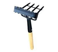 HAKIDZEL Râteau De Jardinage à Main Petit Râteau pour Ameublir Sol Outil De Jardin pour Plantation Et Portable