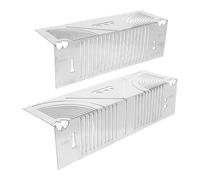 HAKIDZEL Règle de Marquage D'angle pour Dessiner Arcs et Angles en Acier Inoxydable 2pcs, Outil Multifonction Précision Ajustable, Design Convivial pour Professionnels et Amateurs