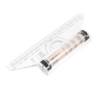 HAKIDZEL Règle Roulante Facile à Utiliser Multifonction en Plastique Mesure D'angle Précise pour Dessin Technique pour Étude et Travail
