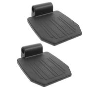 HAKIDZEL Repose-pieds Noir Fauteuil Roulant pour 2pcs Universels en Pp Diamètre Adaptateur 22mm, Accessoires Pratiques pour Utilisateurs Troubles Moteurs