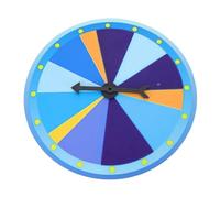 HAKIDZEL Roue de Loterie Murale 40 Cm Emplacements Personnalisables, Matériau Flexible Solide, Jeu Familial pour Garçon et Filles et Soirées - Accessoire Ludique de Roue du Jeu de Dessin