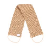 HAKIDZEL Sangle Exfoliante Dos en Ramie et Jute Marron, Accessoire de Bain pour Gommage Corporel et Nettoyage du Corps