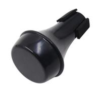 HAKIDZEL Sourdine Abs pour Trompette, Silencieuse et Facile à Démonter, Pratique en Extérieur et Intérieur, Couleur Noir, Adaptée aux Débutants