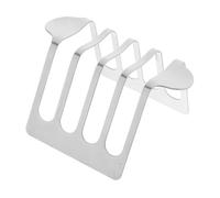 HAKIDZEL Support à Acier Inoxydable Porte-tartines Multifonctionnel pour Sandwiches Et Crêpes Rangement Vertical Économiseur Espace pour Cuisine