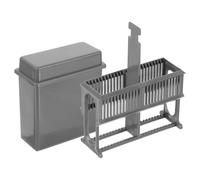 HAKIDZEL Support aux Microscope Lames en Plastique pour de Emplacements 24 et Adapté Applications D'histologie Pathologie pour Expériences de Recherche