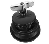 HAKIDZEL Support de Jambe de Tom et Installation Facile Fonction Réglable en Fer Argenté Accessoire pour Percussion Noire pour Batterie Acoustique