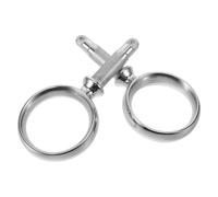 HAKIDZEL Support de Rame en Acier Inoxydable du Bruit 2 Pièces 50mm Dame de Nage Ronde Résistante à l'usure pour Bateau pour Sports Nautiques et Bateaux à Rames