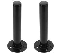 HAKIDZEL Support et Installation Facile 2pcs Noir Disque Musculation Mural Rack de Musculation Mural Design D'optimisation D'espace pour Gym Commercial ou Domicile