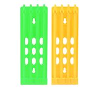 HAKIDZEL Support Pièces de Voyageur Anneaux pour Pigeon Pied pour 2 Vert