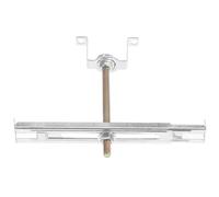 HAKIDZEL Support Plafonnier en Fer Argenté pour Installation Sécurisée de Luminaire, Plaque de Montage Ajustable pour Divers Besoins D'éclairage en Bureau