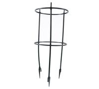 HAKIDZEL Support pour Plantes Grimpantes en Plastique pour Jardin Intérieur Et Extérieur, Étagère à Plantes en Pot 3 Tiges 2 Cercles 20 Cm, Tuteur Végétal Stable pour Fleurs Et Vignes Robuste