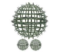 HAKIDZEL Support pour Topiaires Artificielles en Plastique, Lot de 3 Râteliers à D’Herbe 15 Cm, Présentoir pour Décorations de Mariage, Jardin et Intérieur